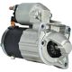 Xpart anew Starter Motor for Fiat 500 — 12V Clockwise PMGR, 1.2kW, 12-Tooth, 182.5mm Length — M8x1.25 Threaded Mount Hole 1, Unthreaded Mount Holes 2 & 3 (8.9mm)